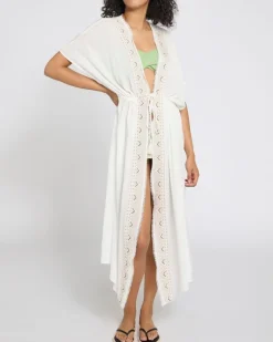 Outlet Dunnes Stores Viscose Crinkle Longline Kaftan