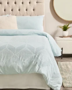 Discount Dunnes Stores Waffle Microfibre Duvet Set