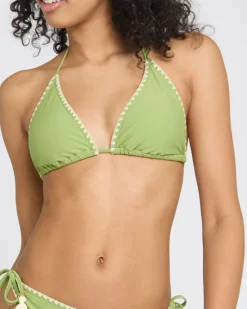 Discount Dunnes Stores Whipstitch Triangle Bikini Top