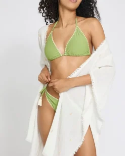 Discount Dunnes Stores Whipstitch Triangle Bikini Top