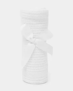 Fashion Dunnes Stores White Cellular Shawl