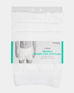 Fashion Dunnes Stores White Cotton Rich Keyhole Trunks - Pack Of 3