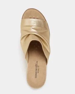 Clearance Dunnes Stores Wide Fit Ruched Front Mule Shoe