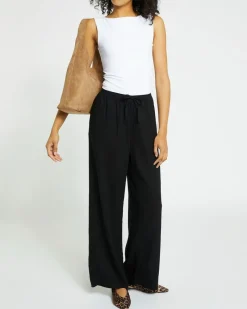 New Dunnes Stores Wide Leg Linen Blend Trousers