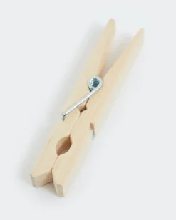 Sale Dunnes Stores Wooden Pegs - Set Of 40