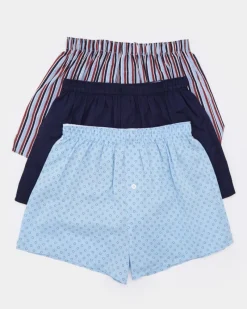 Fashion Dunnes Stores Woven Boxers - Pack of 3