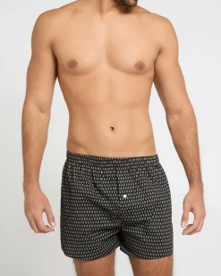 New Dunnes Stores Woven Boxers - Pack Of 3