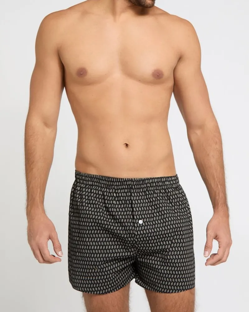 New Dunnes Stores Woven Boxers - Pack Of 3