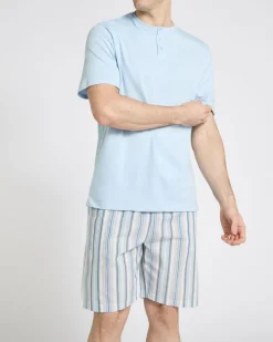 Hot Dunnes Stores Woven Cotton Short Pyjamas Set