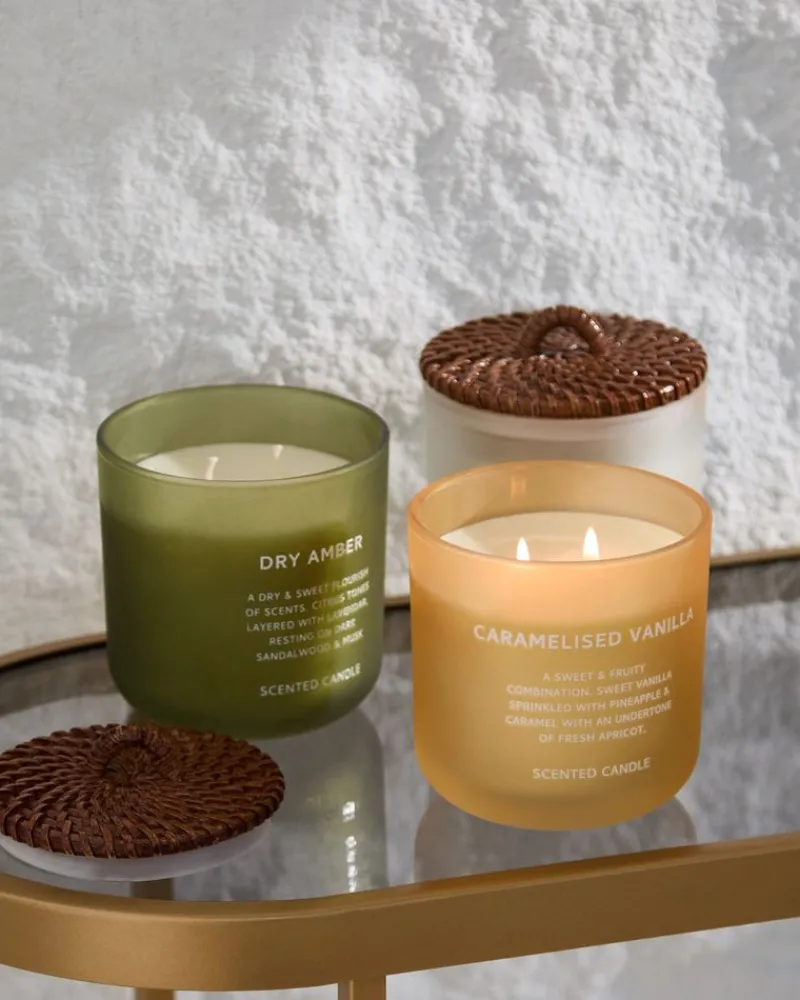 Fashion Dunnes Stores Woven Lid Candle