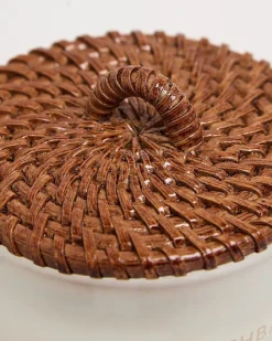 Fashion Dunnes Stores Woven Lid Candle
