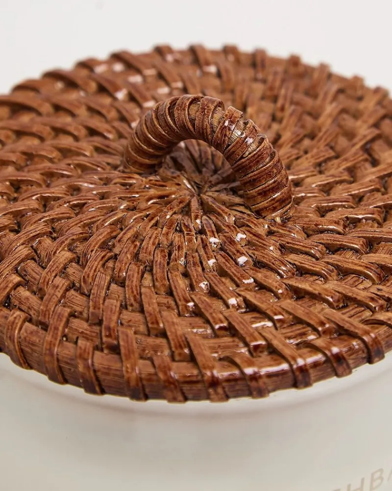 Fashion Dunnes Stores Woven Lid Candle