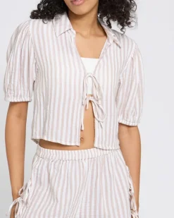 Fashion Dunnes Stores Yarn Dye Stripe Shirt
